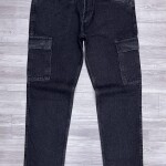 duster blue baggy fit cargo jeans pant