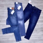 Wood machine Ankle Fit Jeans
