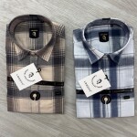 logoff mélange embroidery shirt