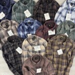 logoff mélange embroidery shirt