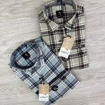 logoff cotton oxford checks shirt