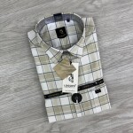 logoff cotton oxford checks shirt