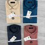 word wale imported satin shirt