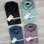 word wale imported satin shirt