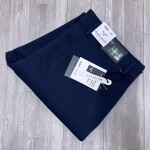 black letter slim fit cotton pant