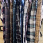 wood machine checks cotton shirt