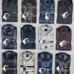 logoff melange checks shirt