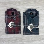 logoff melange checks shirt
