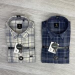 logoff melange checks shirt