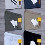wood machine cotton linen pant