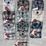 logoff mélange checks shirt