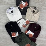 logoff imported jacquard shirt