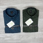 logoff cotton oxford printed shirt