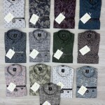 logoff cotton oxford printed shirt