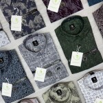 logoff cotton oxford printed shirt