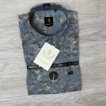 logoff cotton oxford printed shirt