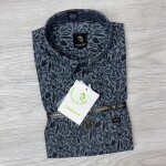 logoff cotton oxford printed shirt