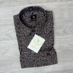 logoff cotton oxford printed shirt