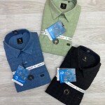 logoff imported dobby design shirt