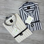 logoff linen stripes shirt