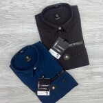 logoff cotton oxford stripes shirt