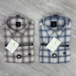 logoff milange checks shirt