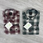 logoff milange checks shirt
