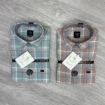logoff milange checks shirt