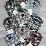 logoff milange checks shirt