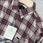logoff milange checks shirt