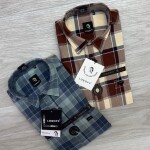 logoff cotton oxford checks shirt