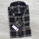 logoff cotton oxford checks shirt