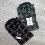 logoff cotton oxford checks shirt