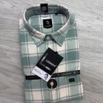 logoff cotton oxford checks shirt