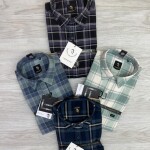 logoff cotton oxford checks shirt