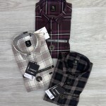logoff cotton oxford checks shirt