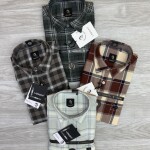 logoff cotton oxford checks shirt