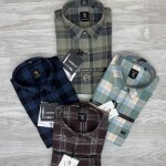 logoff cotton oxford checks shirt