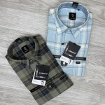 logoff cotton oxford checks shirt