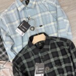 logoff cotton oxford checks shirt