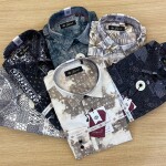 S SQUARE PRINTED SHIRT