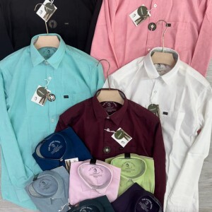 logoff cotton oxford shirt