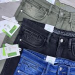 Wood machine Ankle Fit Jeans