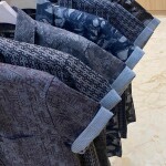 wood machine half sleeve satin digital printed shirt