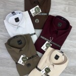 logoff oxford lycra shirt