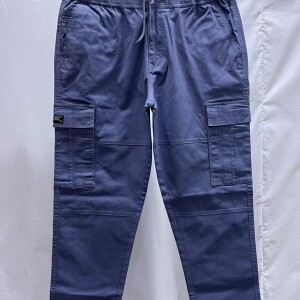 black letter cargo cotton pant