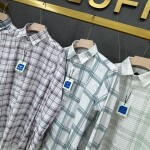 black letter imported print shirt