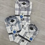 black letter imported print shirt