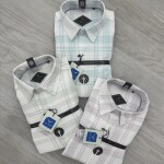 black letter imported print shirt