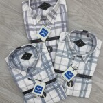 black letter imported print shirt